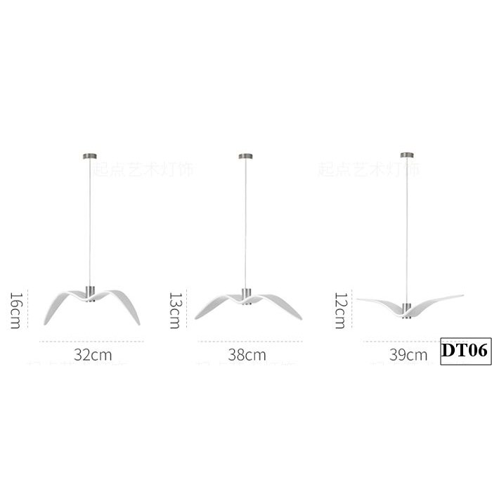 Kamome Crane Pendant Light – DT06 - Ảnh 6
